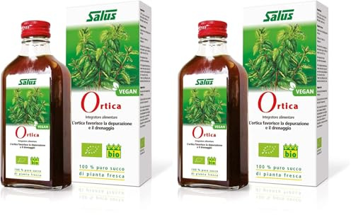 Salus - Integratore naturale al Succo Di Pianta Fresca Ortica per la salute articolare - 200 ml (Confezione da 2)