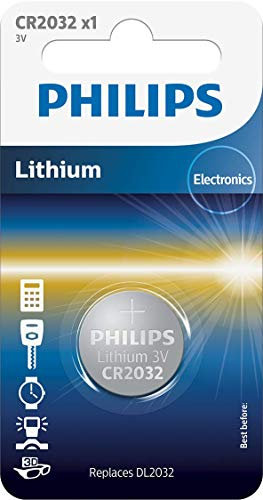 Philips CR2032/01B - Pila (Lithium metal, botón)