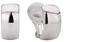 Traveller Ohrclip - Damen - Silberfarben - Halbcreole - Platiniert - 16 x 8 mm - 138021