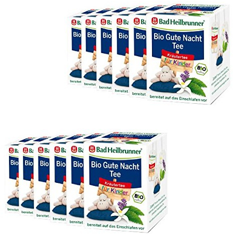 Bad Heilbrunner® Bio Gute Nacht Tee für Kinder - 12er Pack