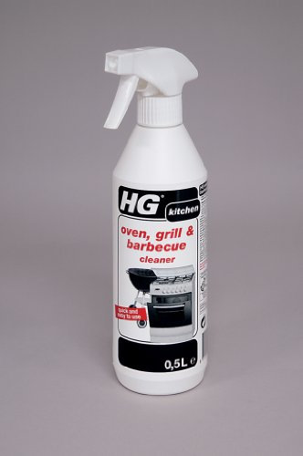 HG Detergente per Forni, Grill e Barbecue, Rimuove Velocemente Cibo Grasso e Bruciato da Cucina e Spazi Esterni (500 ml) - 138050108