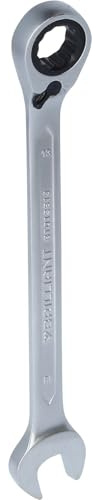 BRILLIANT TOOLS BT013813 Clé mixte à cliquet [Powered by KS TOOLS] | Clé mixte à cliquet réversible 13mm