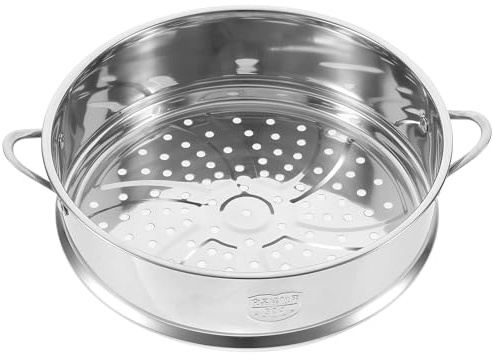 Cabilock Dim-Sum-Dampfgarer Momo Dampfgarer D?mpfkorb Gemüsed?mpfer Rack Einlegerost Dünsteinsatz D?mpfgitter für Kocht? Backen Kochen 24cm Pot Dampftopf