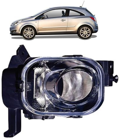 DM Autoteile 108416 Nebelscheinwerfer Nebelleuchte Nebellicht rechts H3 kompatibel für Opel Corsa D S07 Sport