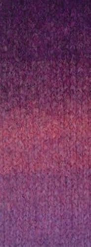 LANA GROSSA Avio | Voluminöses Alpakagarn mit Effektstruktur im dezenten Farbverlauf | Handstrickgarn aus 63% Alpaka (Fein) & 37% Polyamid | 50g Wolle zum Stricken & Häkeln | 150m Garn 17