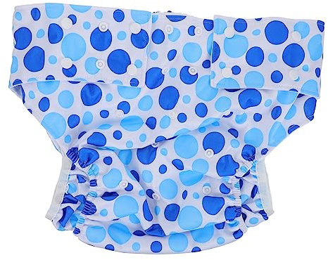 minkissy Wiederverwendbare Waschbare Erwachsenenwindel Damen Auslaufsicher Atmungsaktive Menstruationshose mit Verstellbarem Bund für Inkontinenzpflege und Nässeschutz