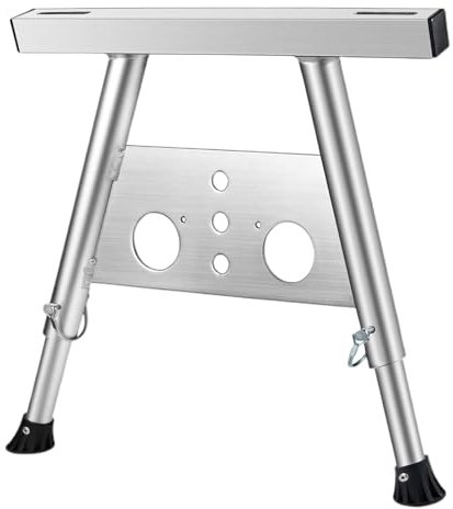 Stabilizzatore per scala da tetto con base regolabile per un accesso sicuro e stabile al tetto, forte portante, piedini antiscivolo per scale dritte e pieghevoli