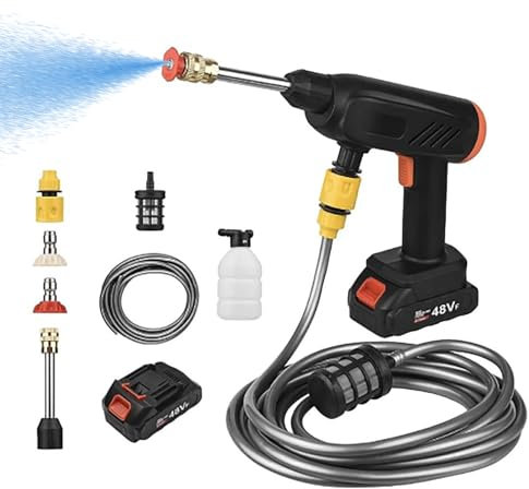 Ultra Washer High Power Pressure Cleaner, Ultrawasher Jet Washer, Ultra Washer Jet Wash for Garden Hose, Ultrawasher - Portable Power High-Pressure Cleaner for Every Garden Hose (Black)