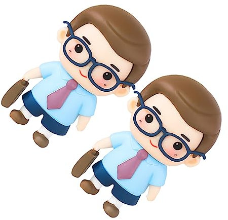 2pcs Father's Birthday Cake Decorations Mini Toppers for Father's Day