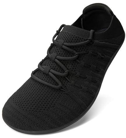 Mens Barefoot Shoes Wide Toe Trail Running Shoes Zero Drop Walking Sneaker