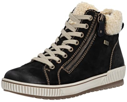 Remonte RemonteTEX D0770 Bottines classiques pour femme avec semelle lâche et imperméable, Noir 03., 38 EU