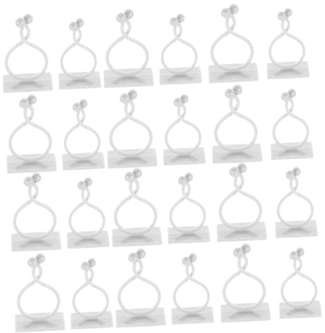 SUPVOX 120pièces Clips De Support pour Orchidées Et Tiges De Fleurs Clips De Fixation pour Stickers Muraux Et Plantes Grimpantes Et Pothos Supports Ajustables pour Jardin Et Décoration Vé