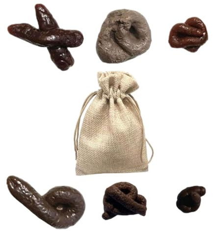 OFFIGAM 1 Satz Fake Poo Set Teiliges Set für Aprilscherze und Halloween Realistische Kackhaufen für Streiche Sicheres und Flexibles Material für Party Requisiten