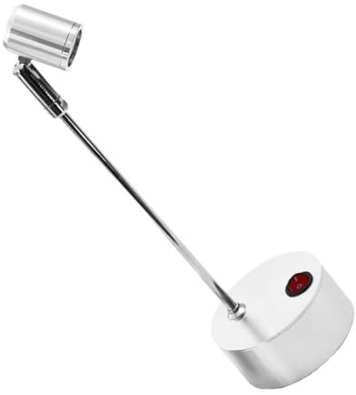 LED Spotlight 1w mit Schalter für Innenräume, Silber | 3 Stück Aaa Batterien, Aluminiumgehäuse, Gleichmäßige Ausleuchtung Zufällige Farbe Zufälliger Stil