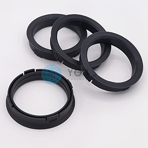 4 x ZENTRIERRINGE DISTANZRING für ALUFELGEN FZ63 66,6-56,1 mm CMS, DBV, Proline Wheels, Schmidt Revolution