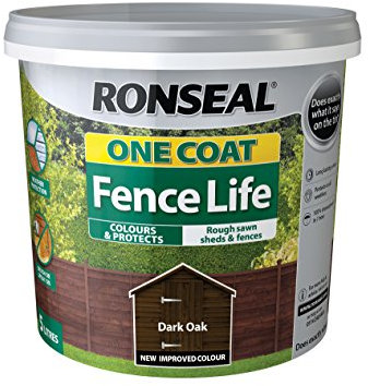 Ronseal One Coat Fence Life Dark Oak 5L