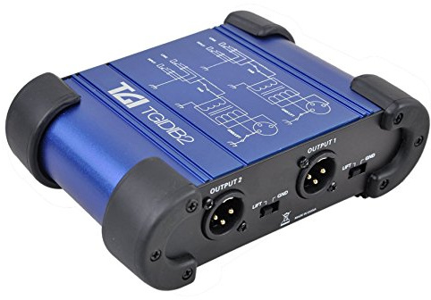 TGI TGIDIB2 Dual Channel Direct Box, Blue