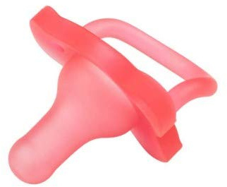 HappyPaci Tétine en silicone 1 seule pièce 0 mois Rose