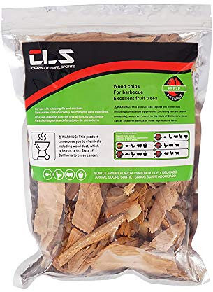 Ruby Lil Hackschnitzeln Für Raucher, Apfelholz Chunks, Holz Chunks Für Das Rauchen Und Grillen (1.10Lb / 500 G),Big Piece