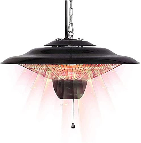 LSDRALOBBEB Chauffage de Terrasse Radiateur Infrarouge Chauffe-terrasse électrique 1500W pour Patio avec 2 puissances réglables (600W/1500W) pour Garage 911