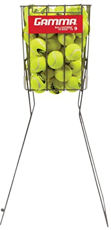 Gamma Hopper - Pelotas de Tenis Deportivas Hi-Rise 75, Duradera, práctica, construcción Resistente para una fácil Recogida, Transporte y Almacenamiento, Capacidad para 75 Pelotas de Tenis, Color
