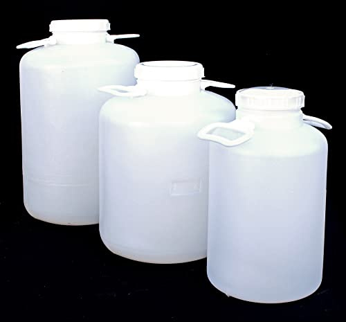 Mugar- Bidones Blancos Pequeños de Boca Ancha - Con Certificado Alimentario - Varias Capacidades Disponibles. (25 litros)