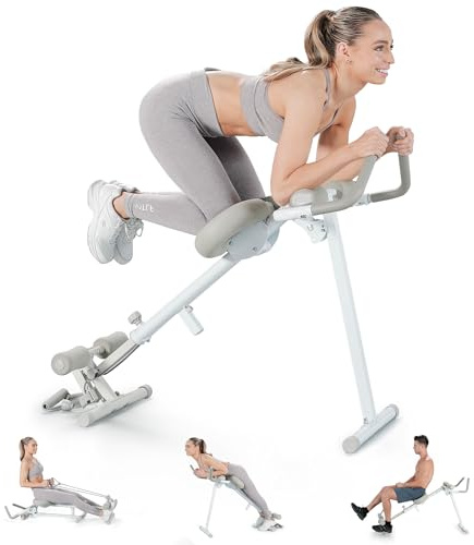 Wonder Core Pro Max - Ab Machine for Stomach Workout, Ab Workout Equipment for Home Gym Trainer, 4-in-1 Exercise Equipment - Rowing, Leg Press, Glider, Roman Chair