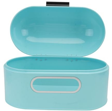 Mikinona 1pièce Boîte à Métal Visible Rangement Anti-poussière Pour Cuisine Conteneur Alimentaire Bleu Ciel Pour Et Snacks