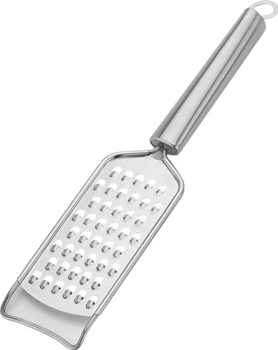 Nestwell N-289 Stainless Steel Grater and Zester - Versatile Tool for Cheese, Lemon, Vegetables, and Chocolate