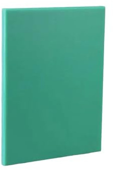 Planche à découper professionnelle en plastique robuste 430 x 300 x 20 mm (vert)