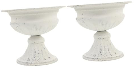 ABOOFAN 2 Pièces Colonne Romaine Pot De Fleur Mariage Balcon Planteur Vintage Pots De Fleurs De Mariage De Jardin Vintage De Fleurs Planteur De s De Romains
