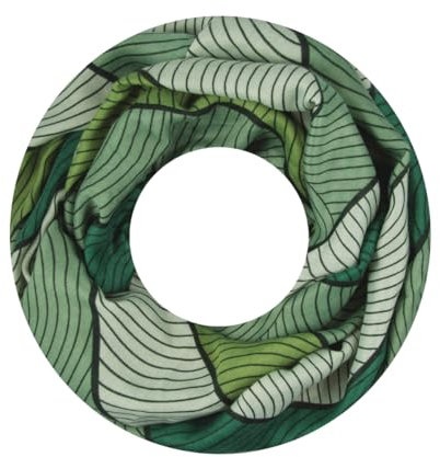 Majea Damen Loop Schal Schlauchschal Halstuch (880026) (grün 18)