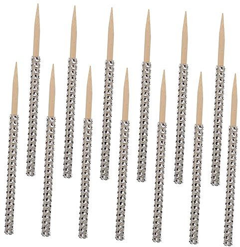 IMIKEYA 32pcs Decorative Sticks for Festivals and Parties Multi-Function Lollipop Sticks for Cakes Desserts and Treats Safe Lightweight and Design