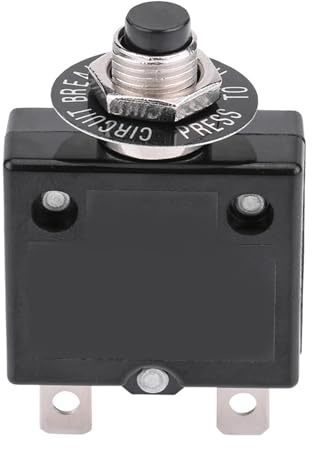Interruttore Termico con Pulsante di Ripristino, 18A, AC 125-250V, Interruttore Automatico