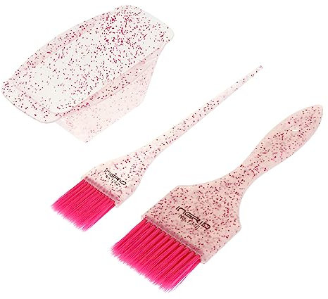 Beavorty Haarfärbe-set Perlmutt-farbverlauf Rosa Salon Haarfärbepinsel Mit Weichen Borsten Und Mischschale Professionelles Haarfärbewerkzeug Für Präzises Anmischen Und Auftragen Von Haarfar
