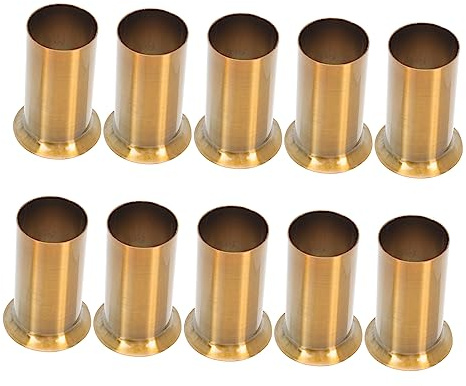 Mipcase 10pièces Manchon De Bride Pour Base De Lampe De Lustre Détachées Pour Lustres Cristal Accessoires Pour Manchon De Base De Lampe