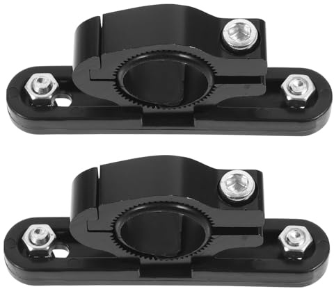 GALPADA 2Pcs Bike Bottle Cage Mount Adapter Secure Clamp for Handlebar Seat Post Compatible with Bottle Cages Sturdy Design for Cycling Motorcycle Use Easy Installation