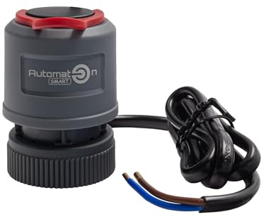 Automat-on Stellantrieb Fussbodenheizung 230V | Stellantrieb Fußbodenheizung M30x1.5 | Stellmotor Fußbodenheizung mit 90cm Kabel | Zubehör für Smart Home