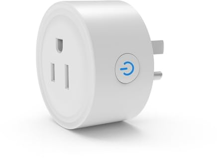 WiFi Smart Plug | Smart Outlet Compatible with Alexa & Google Home | Timer & Remote Control Smart Switch | No Hub Required 2.4GHz