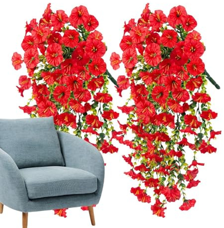 Konstgjorda Petunior Naturtrogna 2 Stycken Imiterade Blommor