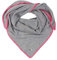 Zwillingsherz Dreieckstuch mit Kaschmir - Hochwertiger Schal mit Heckel Rand für Baby-s Jungen und Mädchen - XXL Hals-Tuch - Strick-Waren für Sommer und Winter von Cashmere Dreams hgr