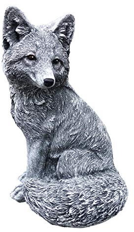 stoneandstyle Scultura in pietra volpe resistente al gelo resistente alle intemperie
