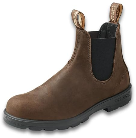 Blundstone 1609 Unisex Classic Series Chelsea Boot for Men and Women with Shock Absorption and Premium Water Resistant Leather, Antique Brown, 8 US Men / 10 US Women / 7 AU