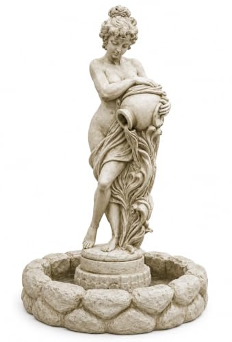 STATUA CON LAGHETTO VENERE ALLA FONTE, FONTANA DA GIARDINO PRE-ASSEMBLATA
