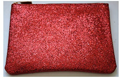 Kiko Milano Kosmetiktasche Täschchen Make-Up-Täschchen Farbe: Rot/Glitzer Abmessung: 20x13,5x0,5cm