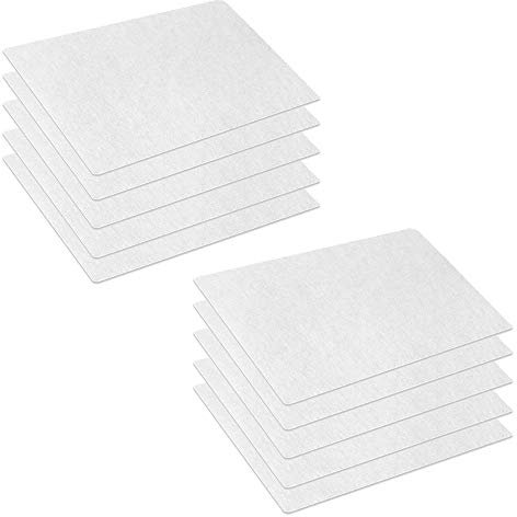 Kenekos - 10 microfiltros recortables, aprox. 255 x 200 mm, universal, compatible con aspiradoras Bosch, Siemens, Miele/filtro de aire/filtro de aire/alfombrilla de filtro
