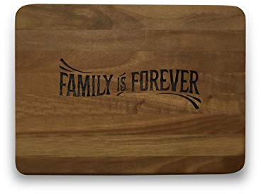 Engraved House Family Bois de Noyer Planche à Découper