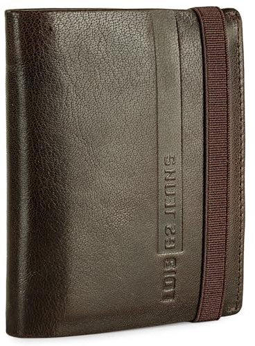 Cartera de Piel para hombre - Cartera hombre Piel con Monedero Interior y T