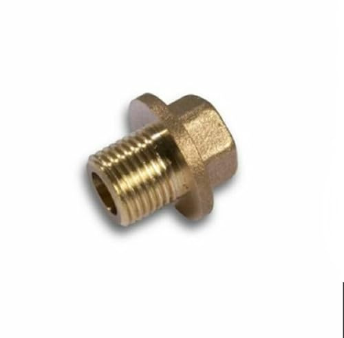 3/8 Flanged Blanking Plug BSP Blanking Cap Brass Male Thread x 1