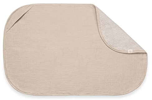 hauck 2in1 Topper & Handtuch 44 x 69 x 0,4 cm mit Atmungsaktiver Baumwolle & Saugfähigem Frottee Kompatibel mit Change N Clean Wickelauflage, Waschbar bei 60° C (Changing Mat Liner, Beige)